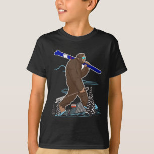 Skifahren Bigfoot Funny Sasquatch Ski für Wintersk T-Shirt