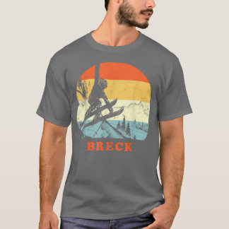 Skifahren Breckenridge, Colorado Vintage Retro Sno T-Shirt