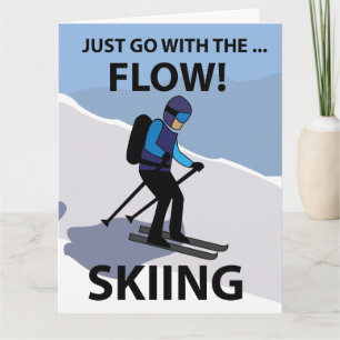 Skifahren Einfach Mit Dem Fluss Skifahren Karte