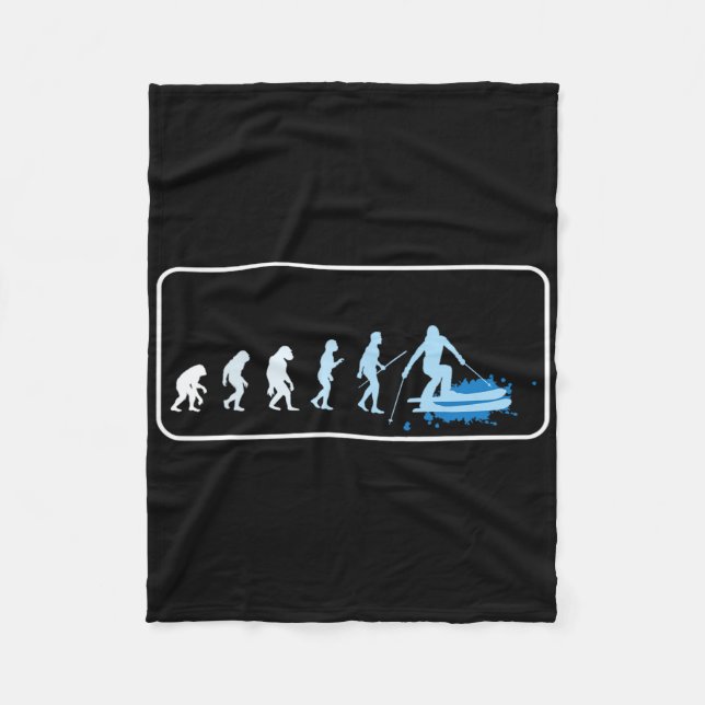 Skifahren Evolution Skiapres Ski Snowboardi Fleecedecke (Vorderseite)