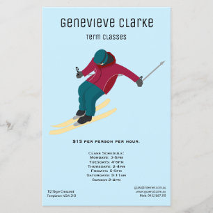 Skifahren Flyer