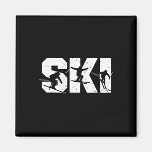Skifahren Freestyle-Ski-Team Lustiger extremer Win Magnet