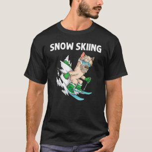 Skifahren für Männer Ski Freestyle Skier Snowboard T-Shirt