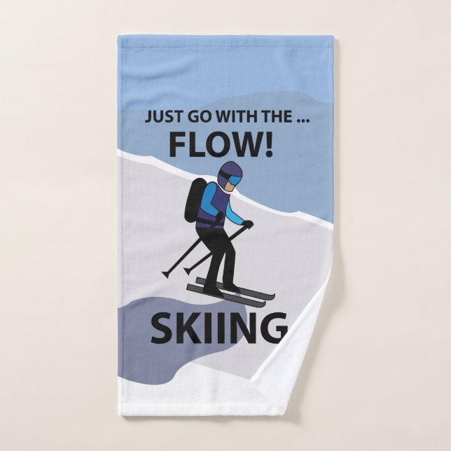 Skifahren geht einfach mit dem Flow Ski Handtuch (Handtuch)