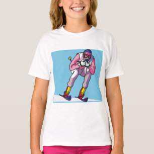 Skifahren Girls T - Shirt