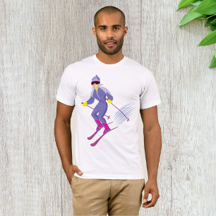 Skifahren Herren T-Shirt