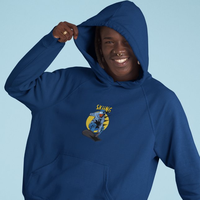 Skifahren Hoodie (Von Creator hochgeladen)