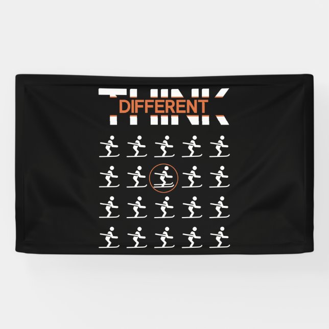 Skifahren - Ihre Ferse frei - anders Skifahren den Banner (Horizontal)