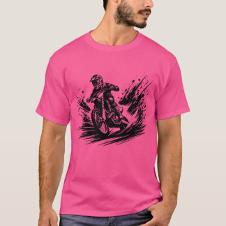 Skifahren im extremen Sportstil Abfahrts-Skifahren T-Shirt