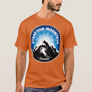 Skifahren im Stratton Berg Vermont T-Shirt
