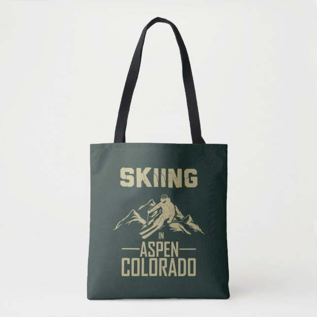 Skifahren in Aspen Colorado (Vorderseite)