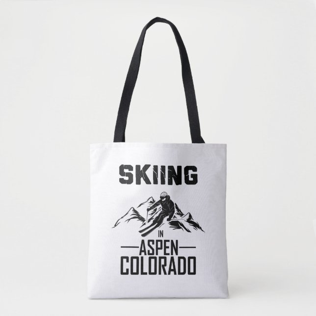 Skifahren in Aspen Colorado (Vorderseite)