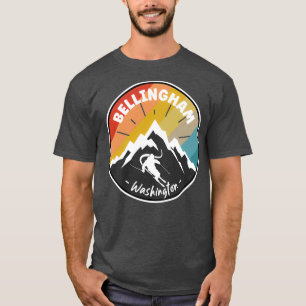 Skifahren in Bellingham Washington T-Shirt