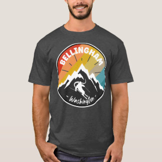 Skifahren in Bellingham Washington T-Shirt