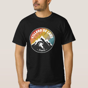 Skifahren in Frankreich Villard de Lans T-Shirt