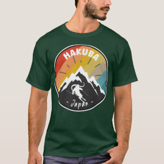 Skifahren in Hakuba Japan T-Shirt