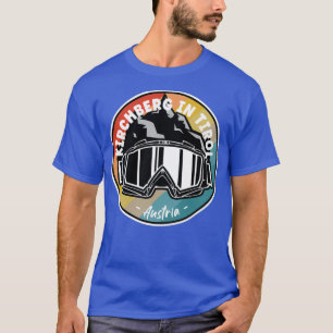 Skifahren in Kirchberg in Tirol Österreich T-Shirt