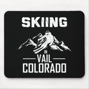 Skifahren in Vail Colorado Mousepad