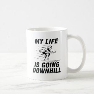 Skifahren Kaffeetasse