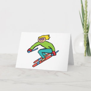 Skifahren Karte