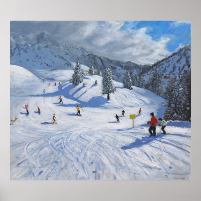 Skifahren Kitzbhuel 2014 Poster (Vorne)