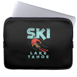 Skifahren Lake Tahoe Laptopschutzhülle