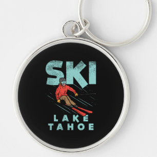 Skifahren Lake Tahoe Schlüsselanhänger