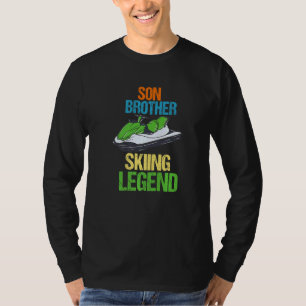 Skifahren Legend Downhill Ski Jetski Jet Skiin T-Shirt