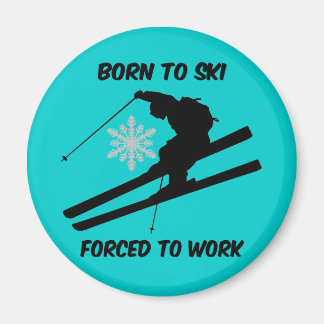 Skifahren Magnet