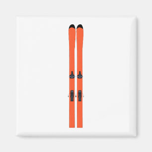 Skifahren Magnet