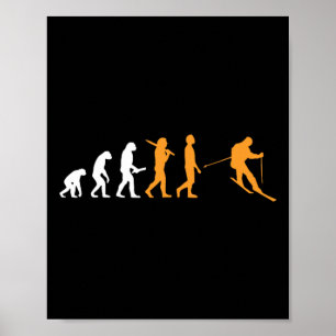 Skifahren meine Lieblings-Ski-Buddies nennen mich Poster