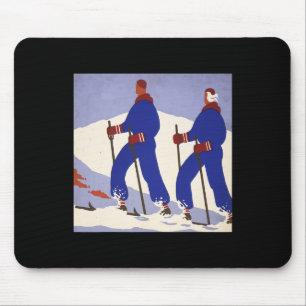 Skifahren Mousepad