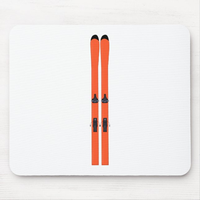 Skifahren Mousepad (Vorne)