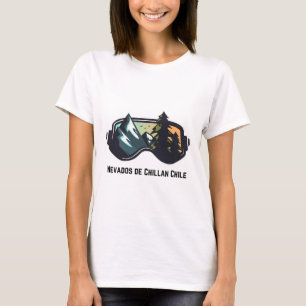 Skifahren Nevados De Chillan Chile Berg Skifahren T-Shirt