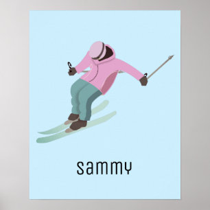 Skifahren Poster