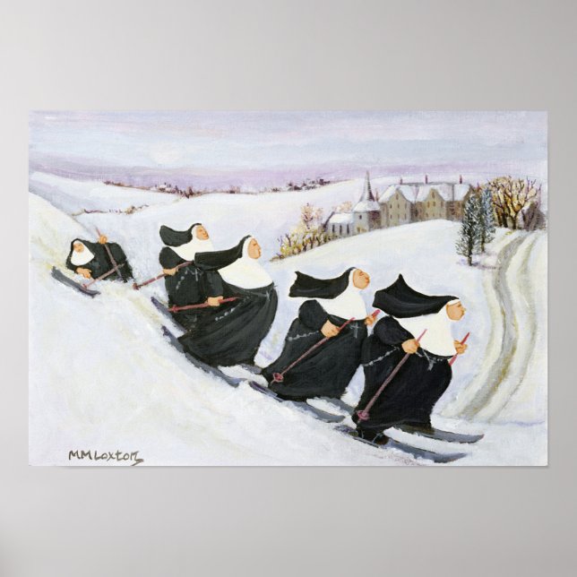 Skifahren Poster (Vorne)