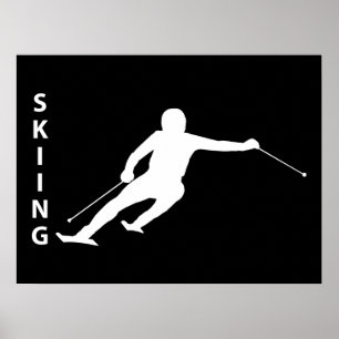 Skifahren Poster