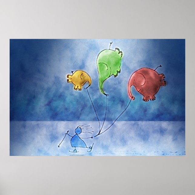 Skifahren Poster (Vorne)