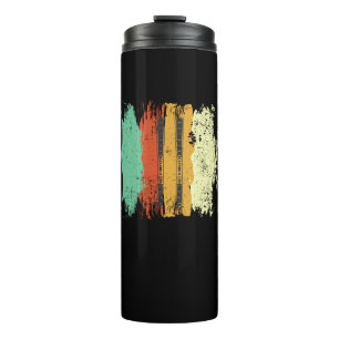 Skifahren Retro-Ski Thermosbecher