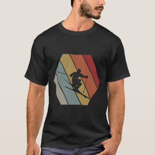 Skifahren Retro Vintage Winter Geschenk für Skifah T-Shirt