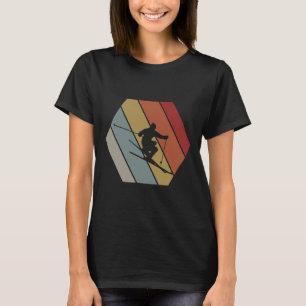 Skifahren Retro Vintage Winter Geschenk für Skifah T-Shirt