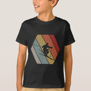 Skifahren Retro Vintage Winter Geschenk für Skifah T-Shirt