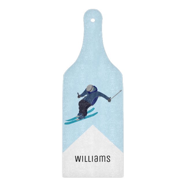 Skifahren Schneidebrett (Vorderseite)
