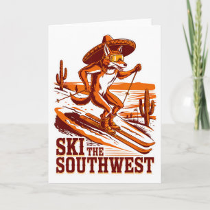 Skifahren Sie das Südwest-Abenteuer Coyote Skifahr Karte