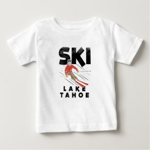 Skifahren - Ski Lake Tahoe Baby T-shirt