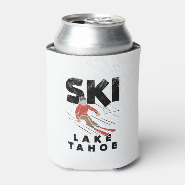 Skifahren - Ski Lake Tahoe Dosenkühler (Kanne Vorderseite)
