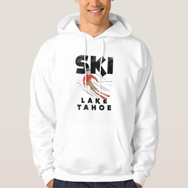 Skifahren - Ski Lake Tahoe Hoodie (Vorderseite)