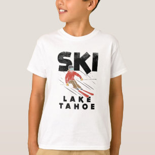 Skifahren - Ski Lake Tahoe T-Shirt