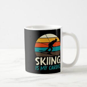 Skifahren Ski Ski Biathlon Schnee Wintersportgebie Kaffeetasse
