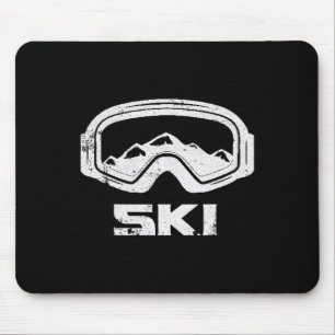 Skifahren Ski Snow Mountain Winter Skier T-Shirt P Mousepad